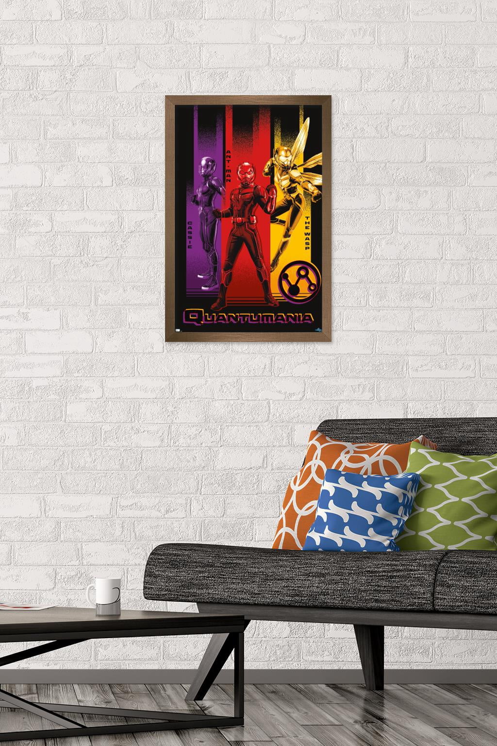 Marvel Ant-Man And The Wasp: Quantumania - Trio Wall Poster, 14.725" x 22.375" Framed