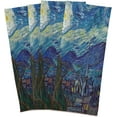 thumbnail image 2 of Naanle Van Gogh The Starry Night Kitchen Towels 1 Pack Dish Cloths Reusable Cleaning Cloths Absorbent Hand Towels Tea Towels Bar Towels Household Fast Drying 28 x 18 in, 2 of 14