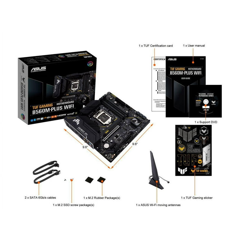 ASUS TUF Gaming B560M-PLUS WiFi LGA1200 (Intel®11th/10th Gen