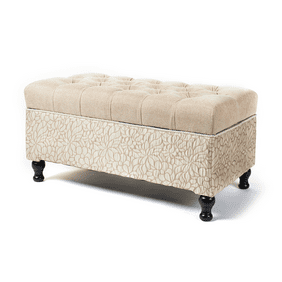 Hillsdale Tuscan Retreat Bench W 2 Drawer Storage In Antique Pine
