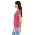 thumbnail image 3 of The Bella + Canvas Ladies Triblend Short Sleeve T-Shirt - BERRY TRIBLEND - L, 3 of 4