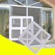 thumbnail image 3 of Cubierta Drenaje Ducha 3/5/10/15/20/30/50/100 Piezas Parche Reparación Pantalla Ventana S Blanco, 3 of 9