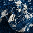 thumbnail image 4 of Unique Loom Lennon Collection Area Rug - Zal (2' 7" x 12' Runner Navy Blue/Ivory), 4 of 7