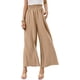 thumbnail image 3 of Pantalones de chándal ligeros de pierna ancha para mujer, pantalones palazzo de cintura alta, pantalones de pijama de ajuste holgado, 3 of 5