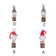thumbnail image 2 of Advancent Muñeco de gnomo, adorno de Navidad, decoración navideña, suministros de vacaciones, adorno artesanal, Clip decorativo para tarjetas Kits de decoración para fiestas patrón de tiras, 2 of 6