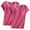Hot Pink, variant on Kaemgyyd Women's Sleepshirt Casual Loose Crew Neck Short Sleeve Nightshirt Oversized Sleepwear Padded Pajama Yoga Top Tee 2 PC