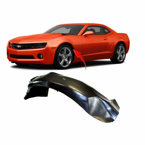 DCP Front Left Driver Side Fender Liner For 2010-2013 Chevrolet Camaro GM1248211