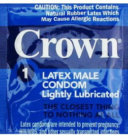 Crown Original + Brass Lunamax Pocket Case Lubricated Latex Condoms-12 Count