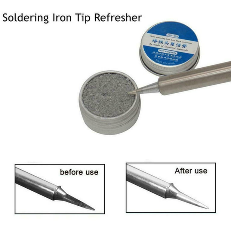 6 ways to clean the tip of the soldering iron and how to tin 