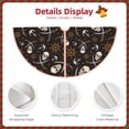 thumbnail image 3 of Sikiie Pirate Skulls Nativity Christmas Tree Skirt, Jesus Christian Winter Holiday Tree Mat Decoration(30-48IN)36", 3 of 6