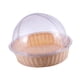 thumbnail image 5 of Cubierta de pastel transparente de PVC, tapa de pastel, fácil de limpiar, decoración, cubierta de cúpula de comida redonda para con cesta, 5 of 9
