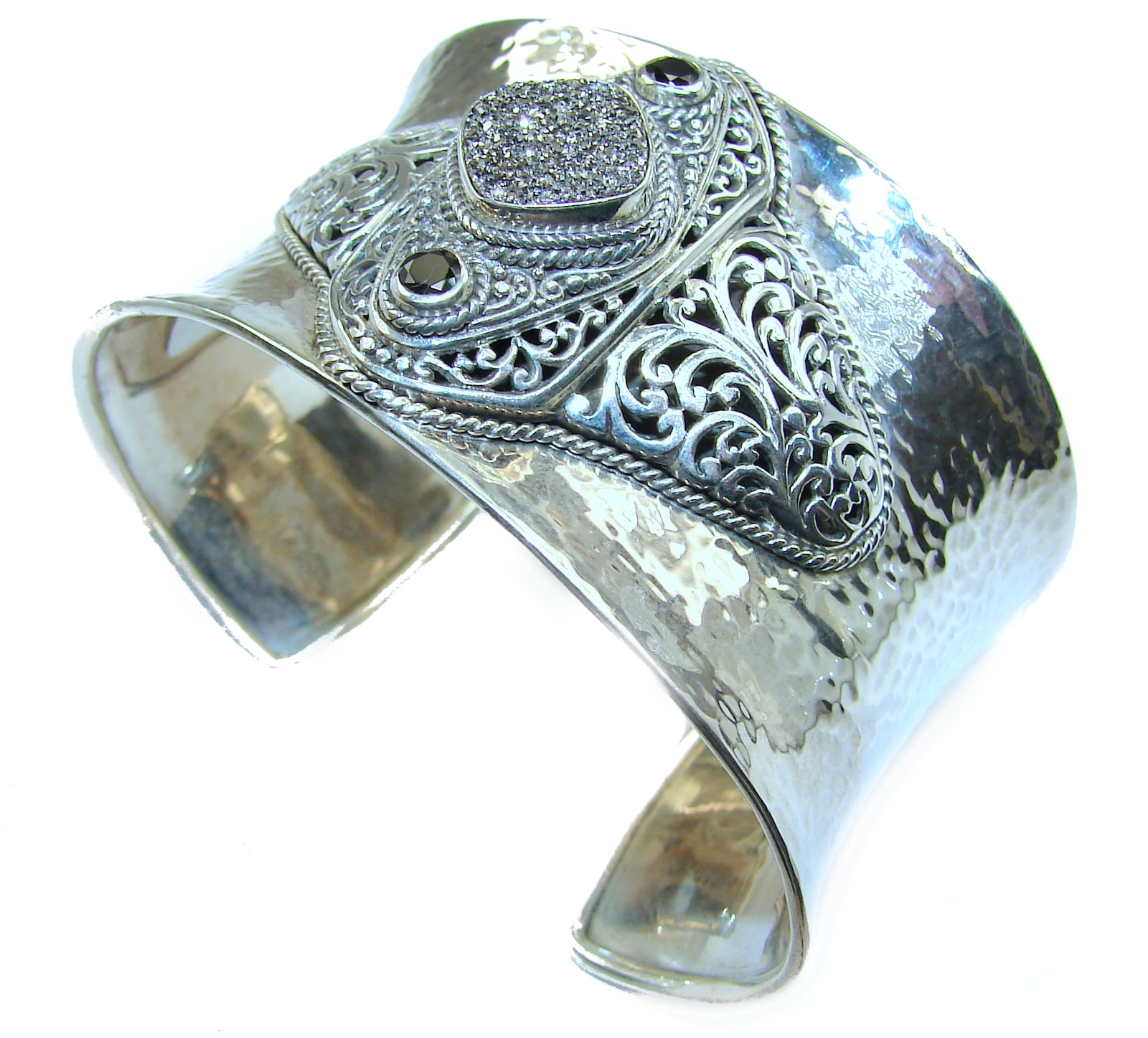 Handmade Solid Sterling Silver .925 Balinese Snake Design Band Ring,Size 7 7.5 