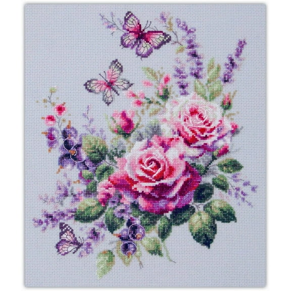 Happy Garden 70-13 Counted Cross-Stitch Kit