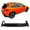 Gloss Black, variant on Ikon Motorsports Rear Roof Spoiler Compatible with 2018-2023 Subaru Crosstrek & 2017-2023 Impreza Hatchback Gloss Black IKON Style ABS Plastic Add-on Exterior Rear Roofline Windshield Visor Lip