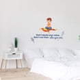 thumbnail image 2 of Don't Doubt Cute Aladdin Life Quote Cartoon Quotes Decors Wall Sticker Art Design Decal for Girls Boys Kids Room Bedroom Nursery Kindergarten Home Decor Stickers Wall Art Vinyl Decoration (15x30 inch), 2 of 2