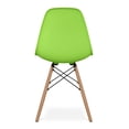 thumbnail image 4 of Modholic Eiffel Chair With Wood Legs, Green, 4 of 6