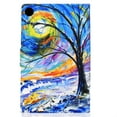 thumbnail image 4 of SaniMore Case for Lenovo Tab M10 Plus 3rd Gen 10.6 inch 2022 TB-125F/128F, PU Leather Tablet Auto Wake/Sleep Card Holder Anti-slip Strip Kickstand Shockproof TPU Backplane Wallet Case, Watercolor Tree, 4 of 12
