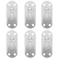 thumbnail image 1 of KAKOWELY mount bed rail brackets 6 Sets Mount Bed Rail Brackets Bed Parts Bed Rail Support Bracket Bed Rail Fastener Bed Frame Bracket Heavy Duty Bed Rail Fastener, 1 of 4