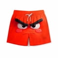 thumbnail image 3 of Pantalones cortos de bolsillo para niños con cordón elástico estampado casual traje de baño pantalones de cinco puntos, 3 of 8