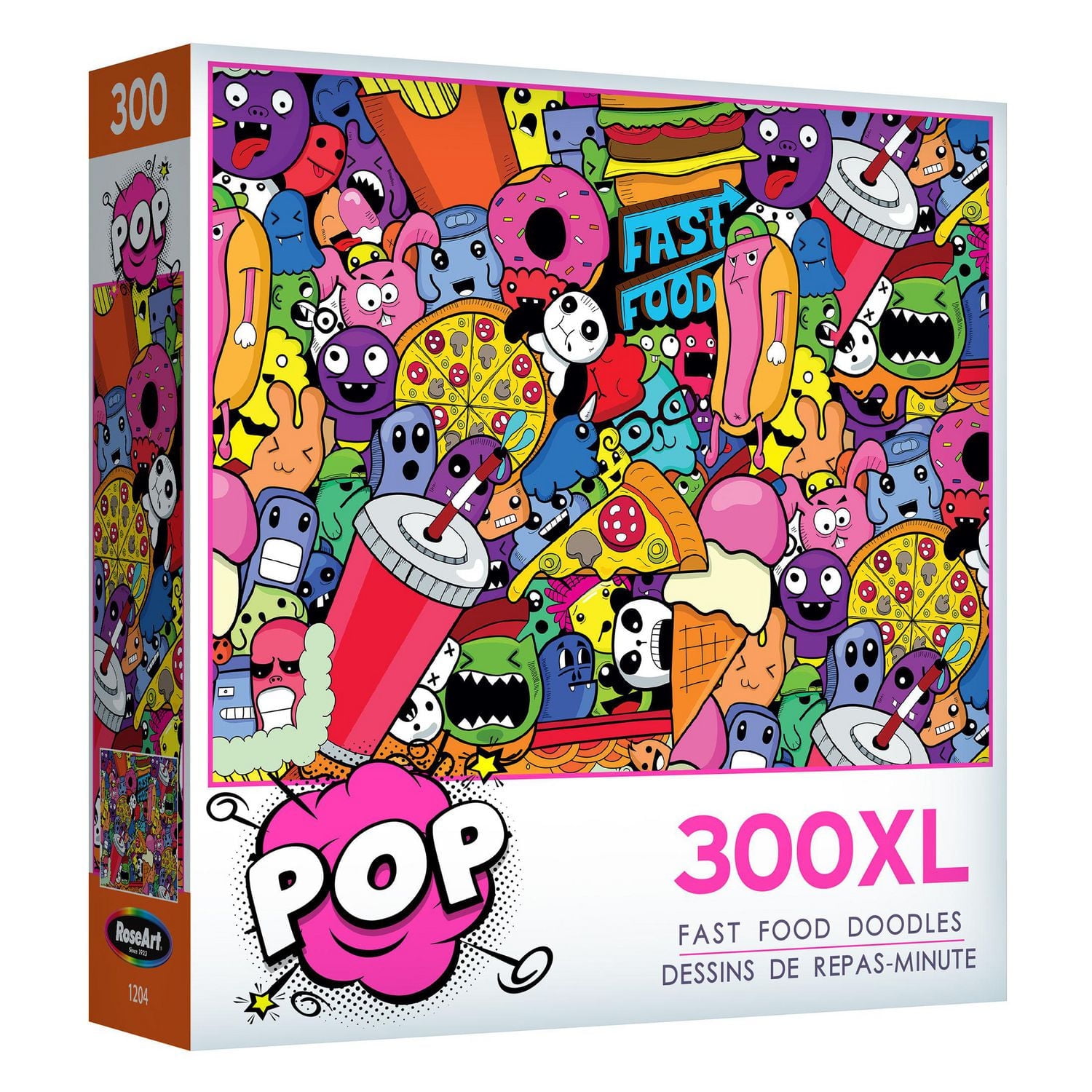 FAST FOOD DOODLES - 300 Piece Puzzle