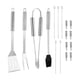 thumbnail image 2 of Juego de herramientas para parrilla de barbacoa, tenedor, brochetas, utensilios de cocina para asar a la parrilla, kit de herramientas 16 piezas, 2 of 9