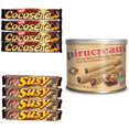 thumbnail image 4 of PIRUCREAM CAN - COCOSETTE - SUSY Venezuelan Food Cookies Wafers Rollers Chocolate Covered Hazelnut, Cookies Wafers Coconut Cream, Assorted Cookie Individually Wrapped Candies Mix Variety Pack, 4 of 5