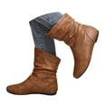 thumbnail image 3 of YLYL Women Boots Ankle Fashion Pointed Toe Stacked Heel Western Cowboy Boots, 3 of 6