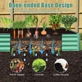 thumbnail image 5 of Domi Galvanized Raised Garden Bed ,Large Metal Planter Box for Growing Vegetables, Fruits, and Flowers Outdoors, Green, 8x4x1ft, 5 of 7