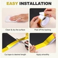 thumbnail image 4 of Cinta de Aluminio Uxcell (1.18" x 164ft, 3.15mil, Dorado) (1 Rollo) Cinta Metálica Resistente al Calor, para Sellado y Reparación de Conductos de Aire Caliente y Frío, 4 of 7