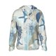 thumbnail image 1 of Balery Algae Corals and Seashells Sudadera ligera de manga larga con capucha y protección solar UPF 50+ para hombre y mujer, ideal para pesca y running-Large, 1 of 7