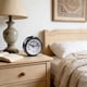 thumbnail image 1 of CaiYueKe Silent Snooze Alarm Clock with Night Light, Battery Operated Bedside Clock, Music Alarm for Heavy Sleepers, Office, Bedroom, Study Room, No Ticking Quiet Scan Sweep Second Hand, 1 of 7
