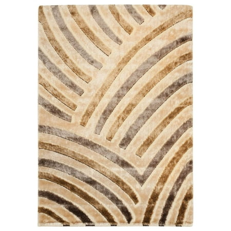 Safavieh Contemporary Rectangular Shag Area Rug in Multicolor (6 ft. L x 4 ft. W)