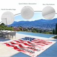 thumbnail image 4 of Fsddascl American Flag Outdoor Rug for Patio/Deck/Porch, Non-Slip Large Area Rug 5 x 8 Ft, Red Blue Watercolor USA Flag Indoor Outdoor Rugs Washable Area Rugs, Reversible Camping Rug Carpet Runner, 4 of 5