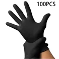 thumbnail image 1 of Disposable Nitrile Gloves Black Composite Cleaning Gloves Multifunctional Kitchen Cooking ToolsSafety Labor Protection Tools 100 PCS X, 1 of 6