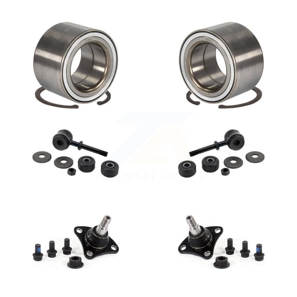 Transit Auto Kit de Suspension Roulement avant Roulement Rotule Inférieure et Barre Stabilisatrice pour Voiture 2014-2019 Ram ProMaster 2500 3500 1500 - Côté Gauche Droit (Conducteur Passager) K7T-107981