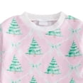 thumbnail image 5 of Enyan Toddler Baby Girl Christmas Outfits Newborn Xmas Clothes Long Sleeve Sweatshirt Pants 2-Piece Set for Fall Winter, 5 of 7