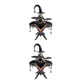 thumbnail image 1 of Transemion Moveable Witch Tabletop Display Stand For Halloween Exquisite Witch Halloween Witch Tabletop 20*12*20cm 2Set, 1 of 6