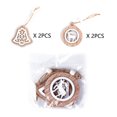 thumbnail image 2 of piezas de suministros de decoración navideña tipo A amor + cinco estrellas, 2 of 5