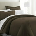 thumbnail image 2 of Chocolate 3 Piece Duvet Cover Set Full/Queen, by Simply Soft, 2 of 5