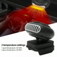 thumbnail image 7 of HIBIBUD 2026 New Battery Portable Car Heater,170W Electric Car Heater with 2 Temperature Settings,Windshield Defrost Defogger 180 Degree Rotatable Car Heater Fan for Car Windshield, 7 of 7