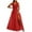 Red, variant on TMOYZQ Women's Elegant Sparkly Glitter High Split Maxi Dress Sleeveless V Neck Ruched A-Line Tulle Maxi Dresses Formal Evening Party Prom Gowns Bridesmaid Dress