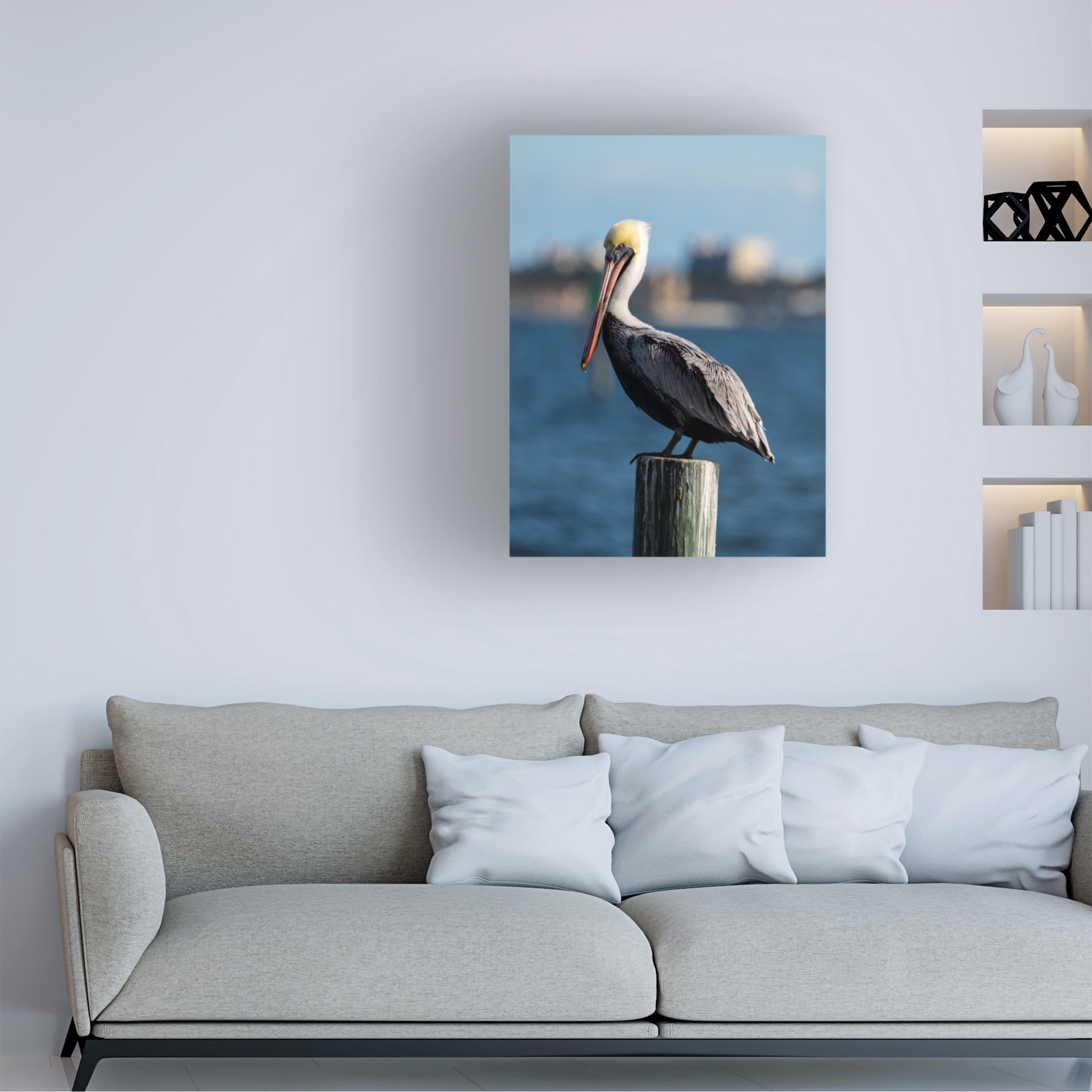 Robert Michaud 'Brown Pelican 2' Canvas Art
