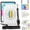 Glitter White, variant on for iPad 10th Gen 10.9" 2022 A2757/A2777/A2696 Case with Pencil Holder Sparkle Glitter 360 Rotating Kickstand Hand Strap Shoulder Strap Lightweight Anti-Scratch Clear Cover, Glitter Black