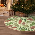 thumbnail image 5 of Sikiie Finger Lime Fruits Nativity Christmas Tree Skirt, Jesus Christian Winter Holiday Tree Mat Decoration(30-48IN), 5 of 6