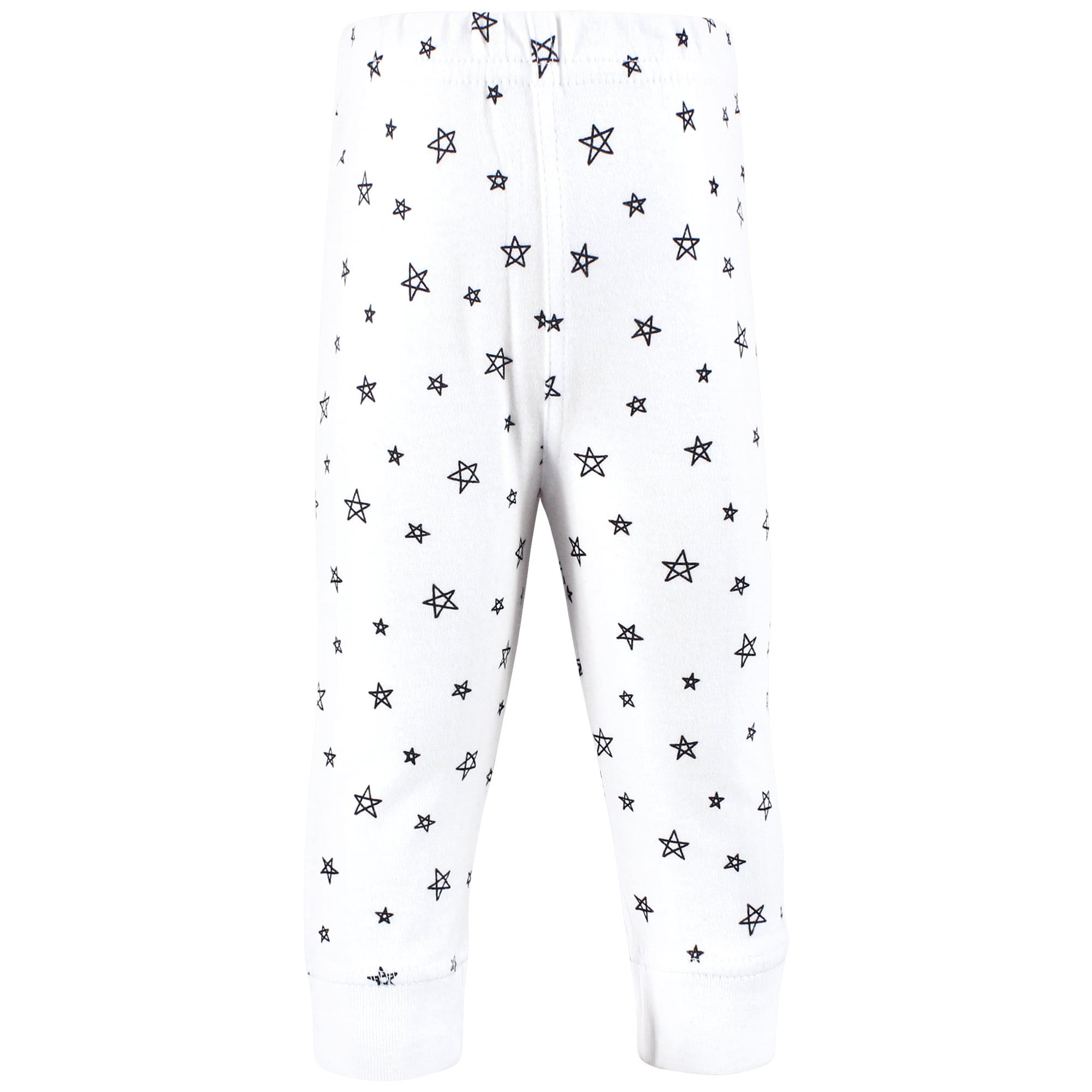 Hudson Baby Cotton Pants and Leggings, Black Cloud Stars, 18-24 Months