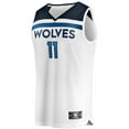 thumbnail image 2 of Men's Fanatics Naz Reid White Minnesota Timberwolves Fast Break Replica Player Jersey - Association Edition, 2 of 3