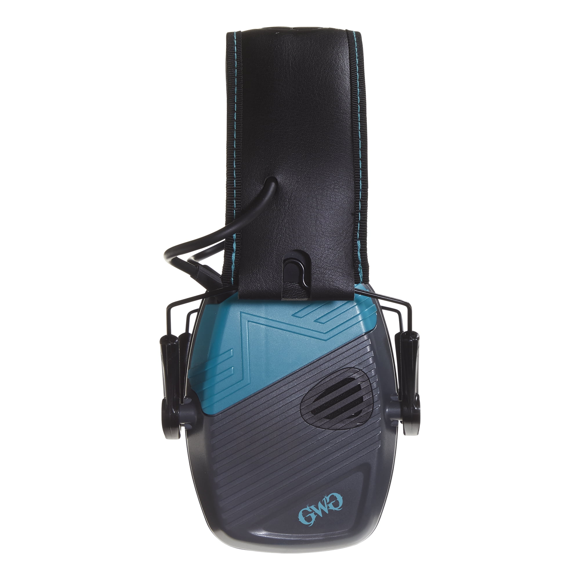 Girls With Guns Shield Low-Profile Electronic Earmuffs, 24 Db Nrr, Ansi S3.19 & Ce En352-1 Hearing Protection Rated, Gray/Teal/Black