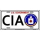 Plaque d'Immatriculation en Métal de l'Agence Centrale de Renseignement CIA – image 2 sur 2