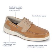 Dockers Mens Beacon Leather Boat Shoe Stain Defender