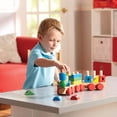 thumbnail image 4 of Melissa & Doug Classic Wooden Stacking Train, Toddler, Ages 2-4, 4 of 10